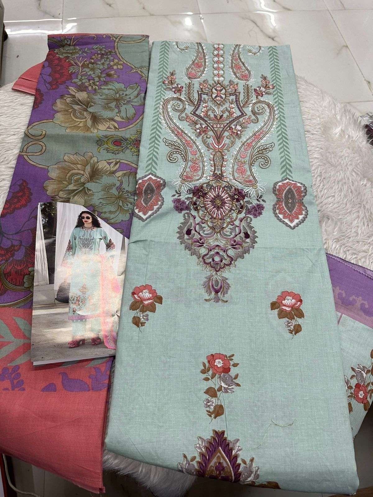 Falah Premium Cotton Collection Code - 26085 By Falah Designer Suits